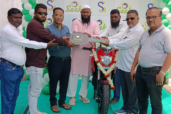 Handcrafted by Khandesh Suputra Delivery of the first SBolt electric motorcycle
