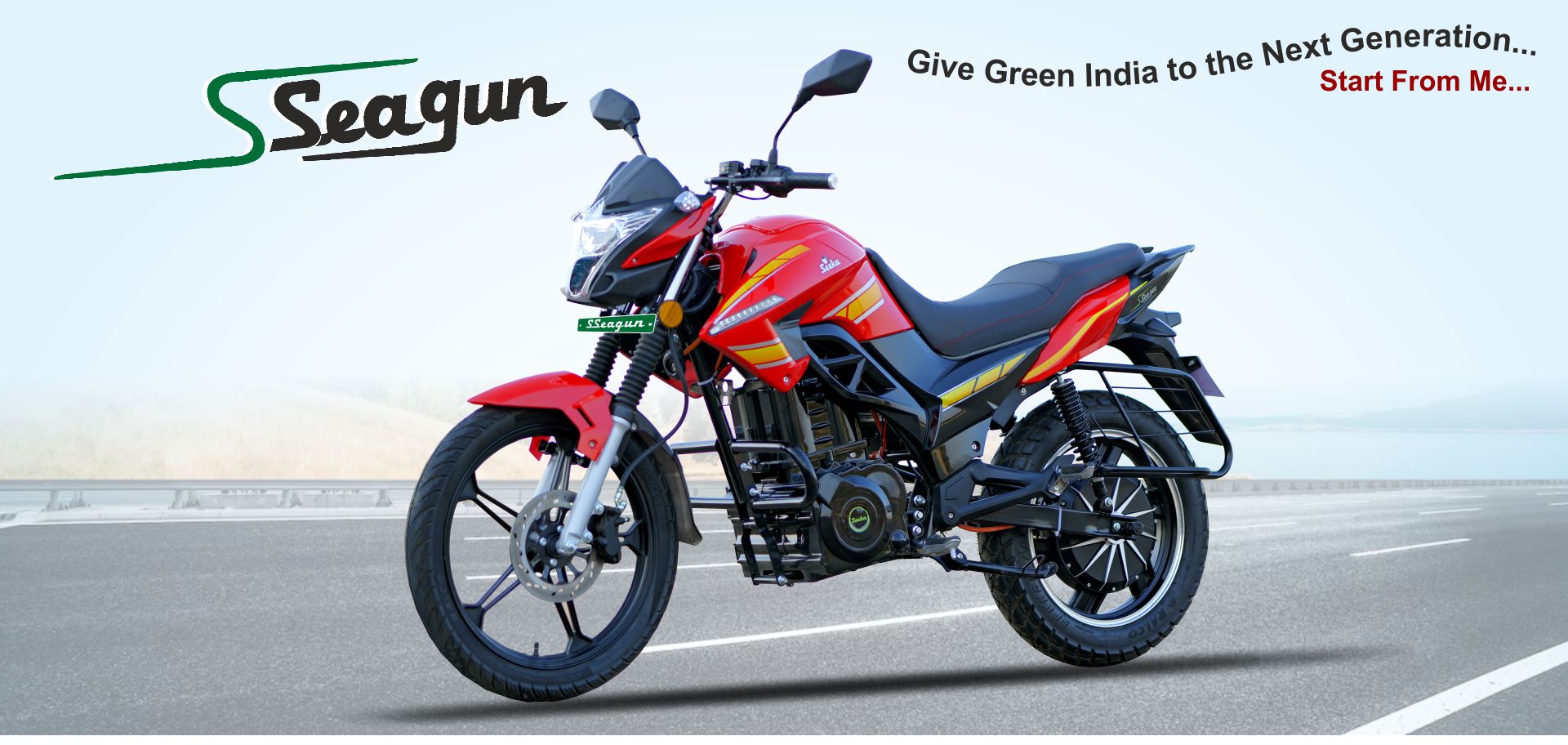 SSeagun - High Speed Electric Bike in India  | Seeka E Motors